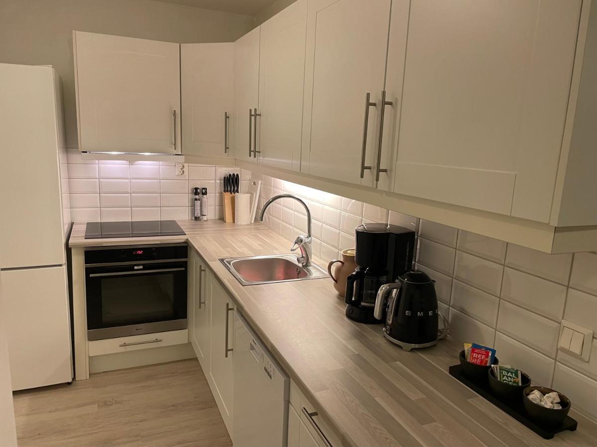 Leilighet Ved Sjoen Med Strand Apartment พอร์ชกรุนน์ ภายนอก รูปภาพ